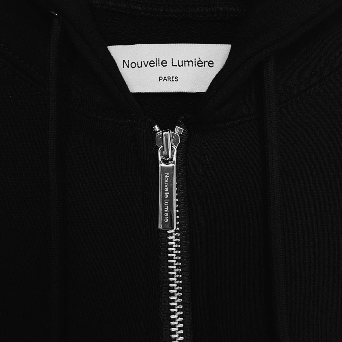 누벨르미에르(NOUVELLE LUMIERE) 셀럼 후드집업 블랙