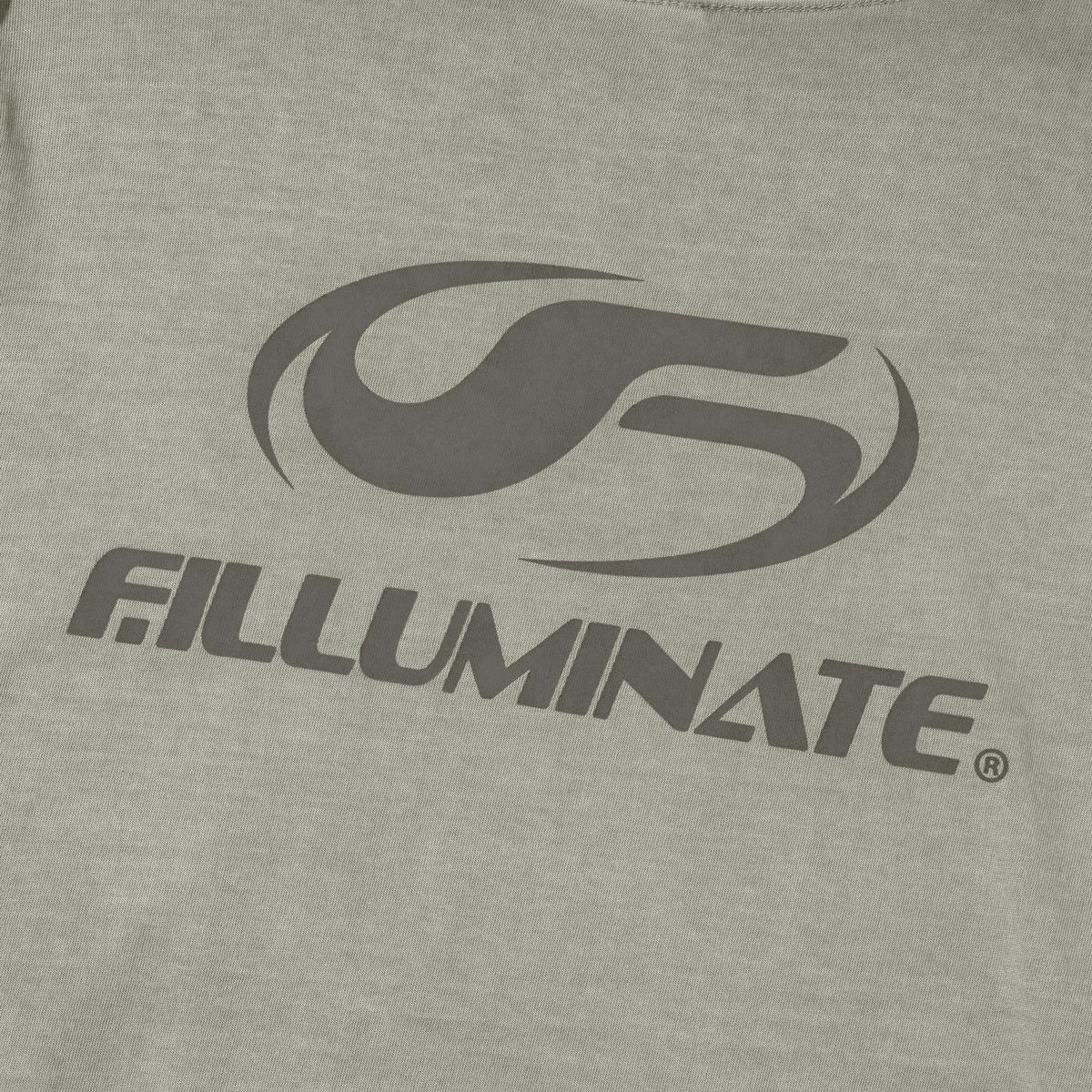 필루미네이트(FILLUMINATE) 태그 로고 피그먼트 티셔츠-3Color