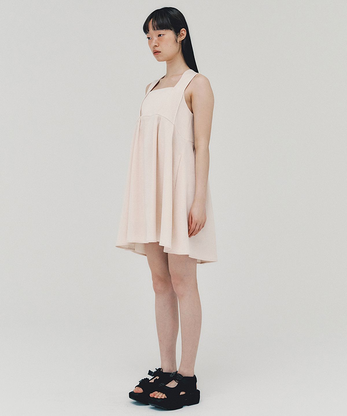 아위(AHWE) Baby Doll Dress_PEACH