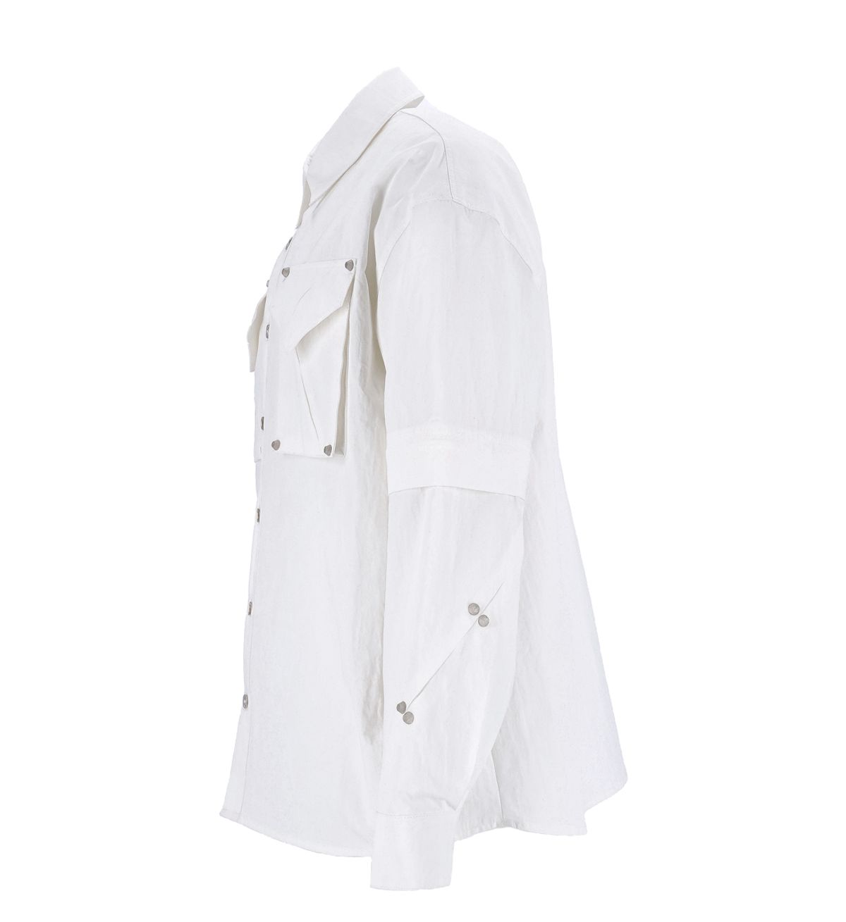 에르 바이 에러리스트(ERR BY ERRORIST) SCAR DETACHABLE SHIRTS [WHITE]