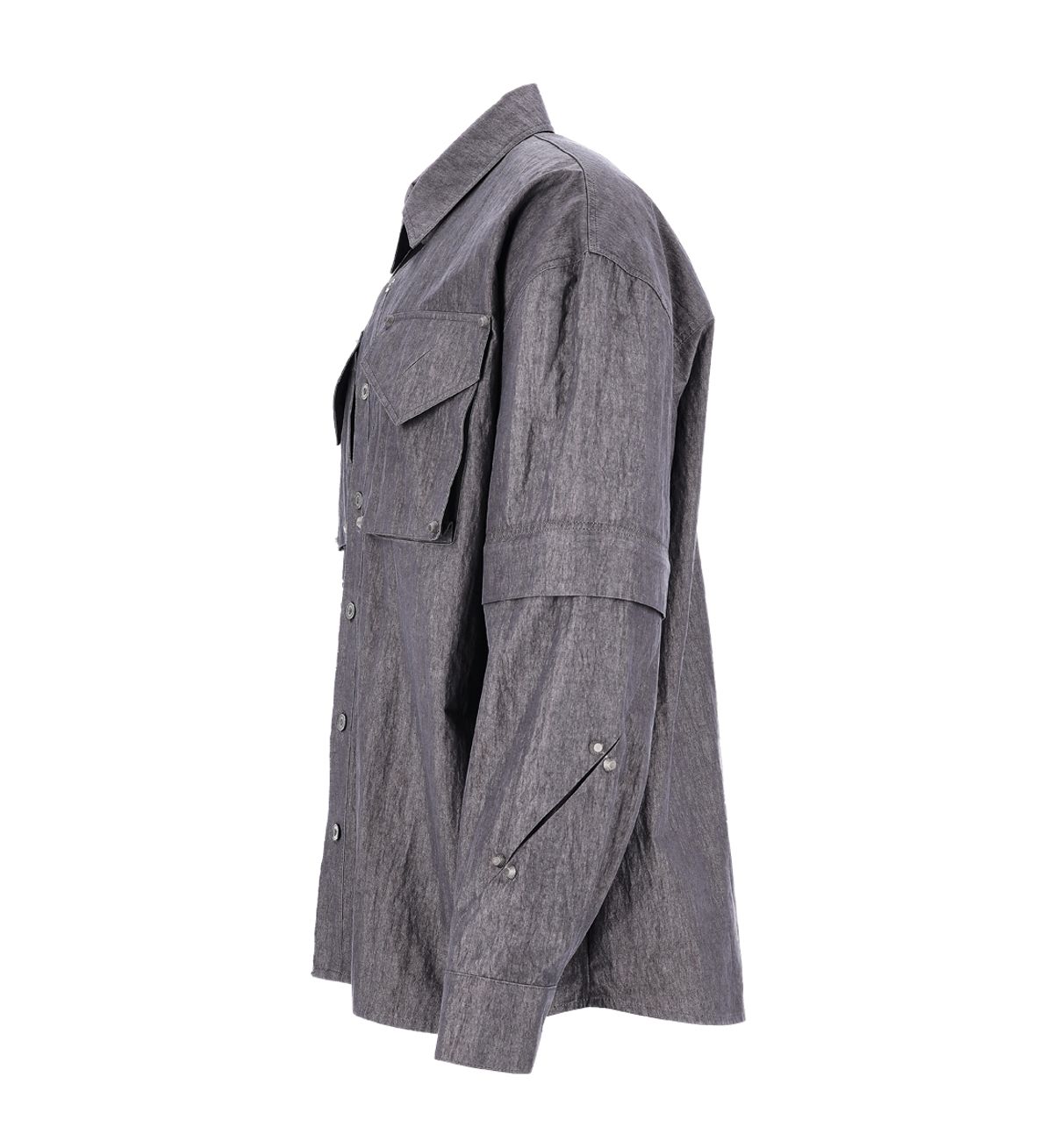 에르 바이 에러리스트(ERR BY ERRORIST) SCAR DETACHABLE SHIRTS [GREY]