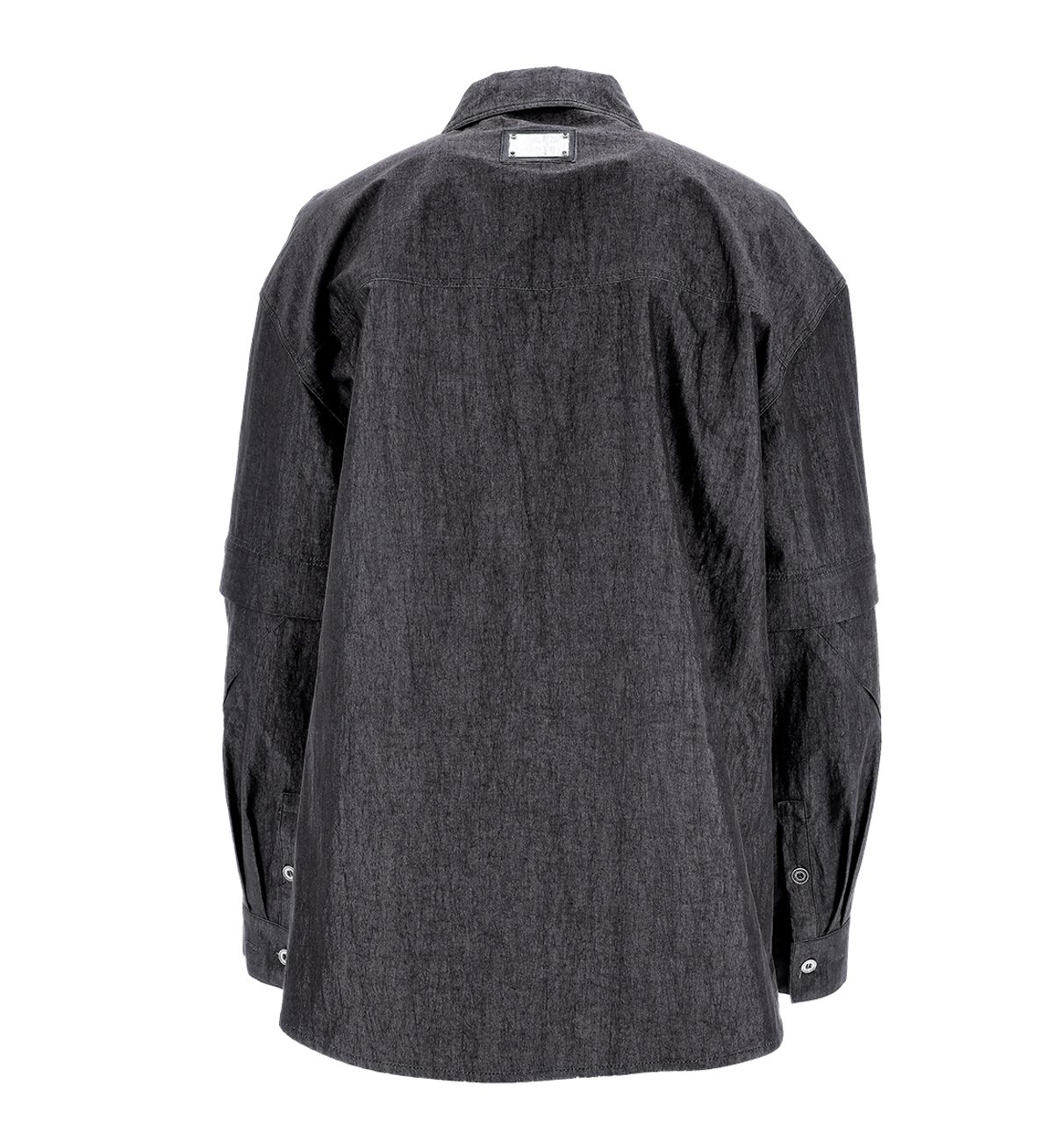 에르 바이 에러리스트(ERR BY ERRORIST) SCAR DETACHABLE SHIRTS [CHARCOAL]