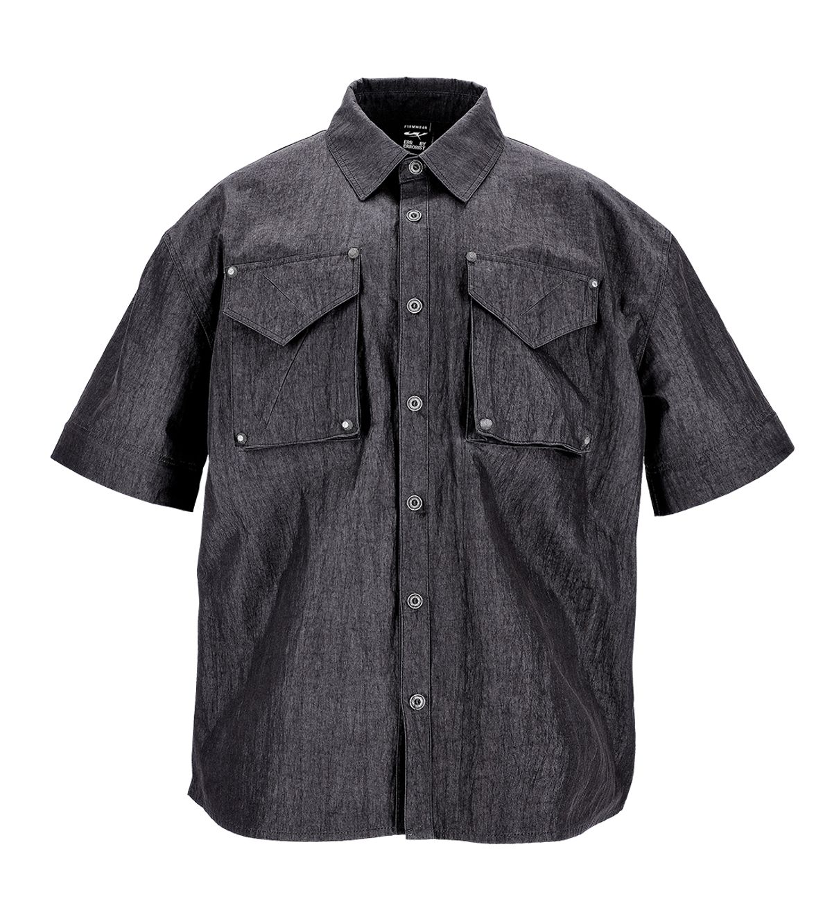 에르 바이 에러리스트(ERR BY ERRORIST) SCAR DETACHABLE SHIRTS [CHARCOAL]