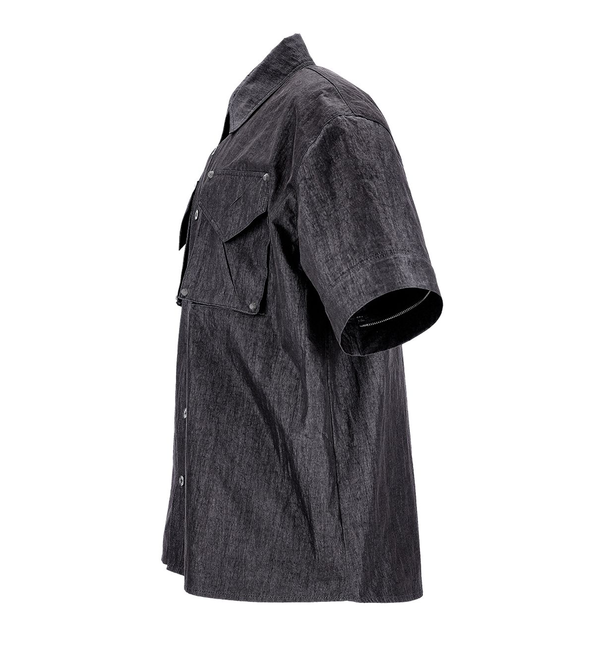 에르 바이 에러리스트(ERR BY ERRORIST) SCAR DETACHABLE SHIRTS [CHARCOAL]