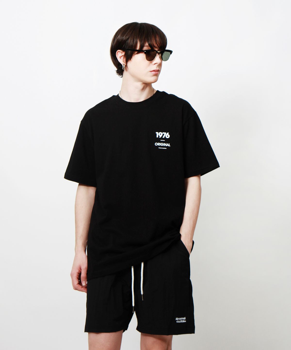 앱놀머씽(ABNORMALTHING) 오리지널 오버핏 티셔츠 블랙 (ORIGINAL T-SHIRT BLACK)