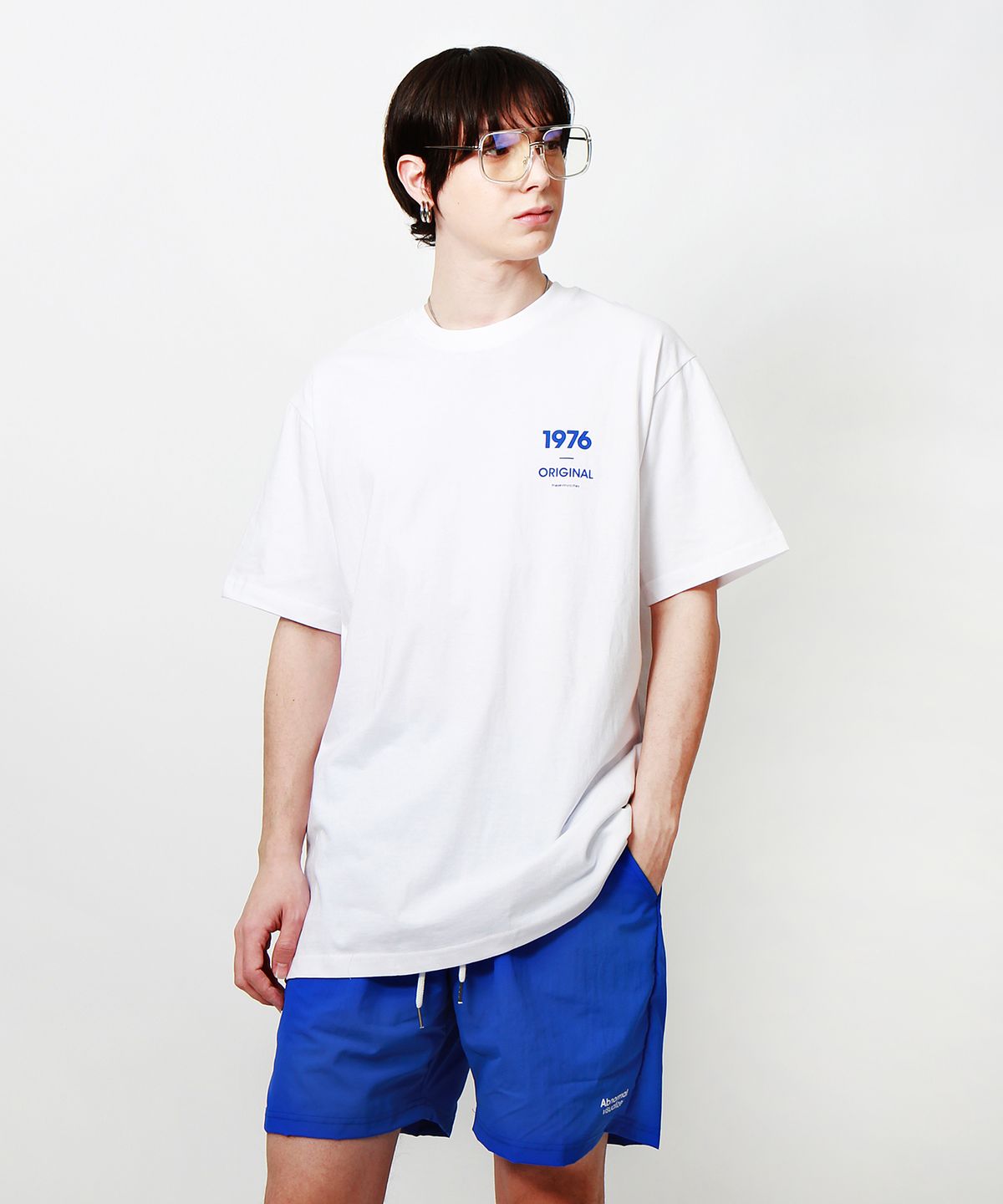 앱놀머씽(ABNORMALTHING) 오리지널 오버핏 티셔츠 화이트 (ORIGINAL T-SHIRT WHITE)