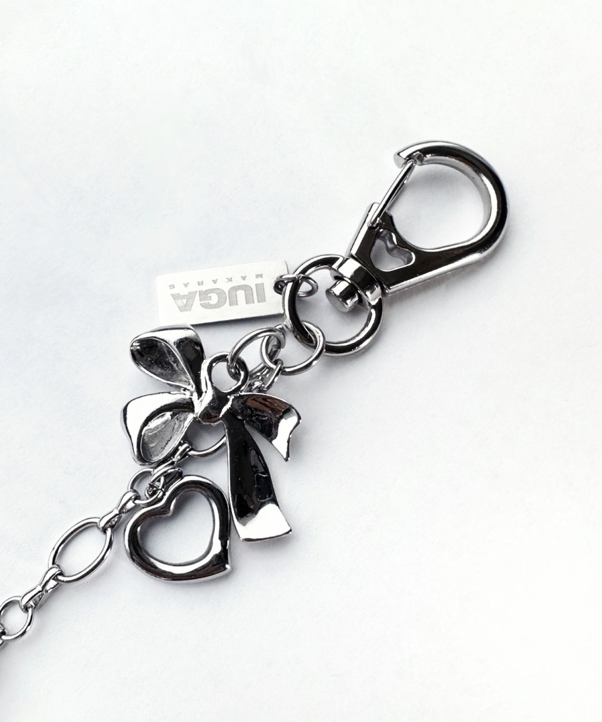 이우가마카라스(IUGAMAKARAS) Ribbon Beads Keyring