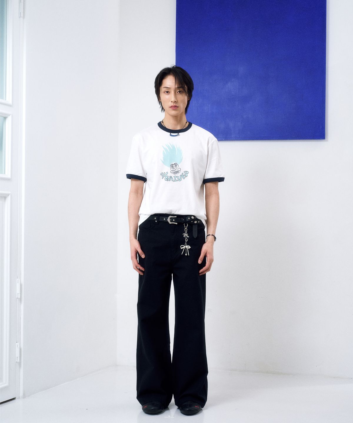이우가마카라스(IUGAMAKARAS) KIDZ Ringer Top (Mint)