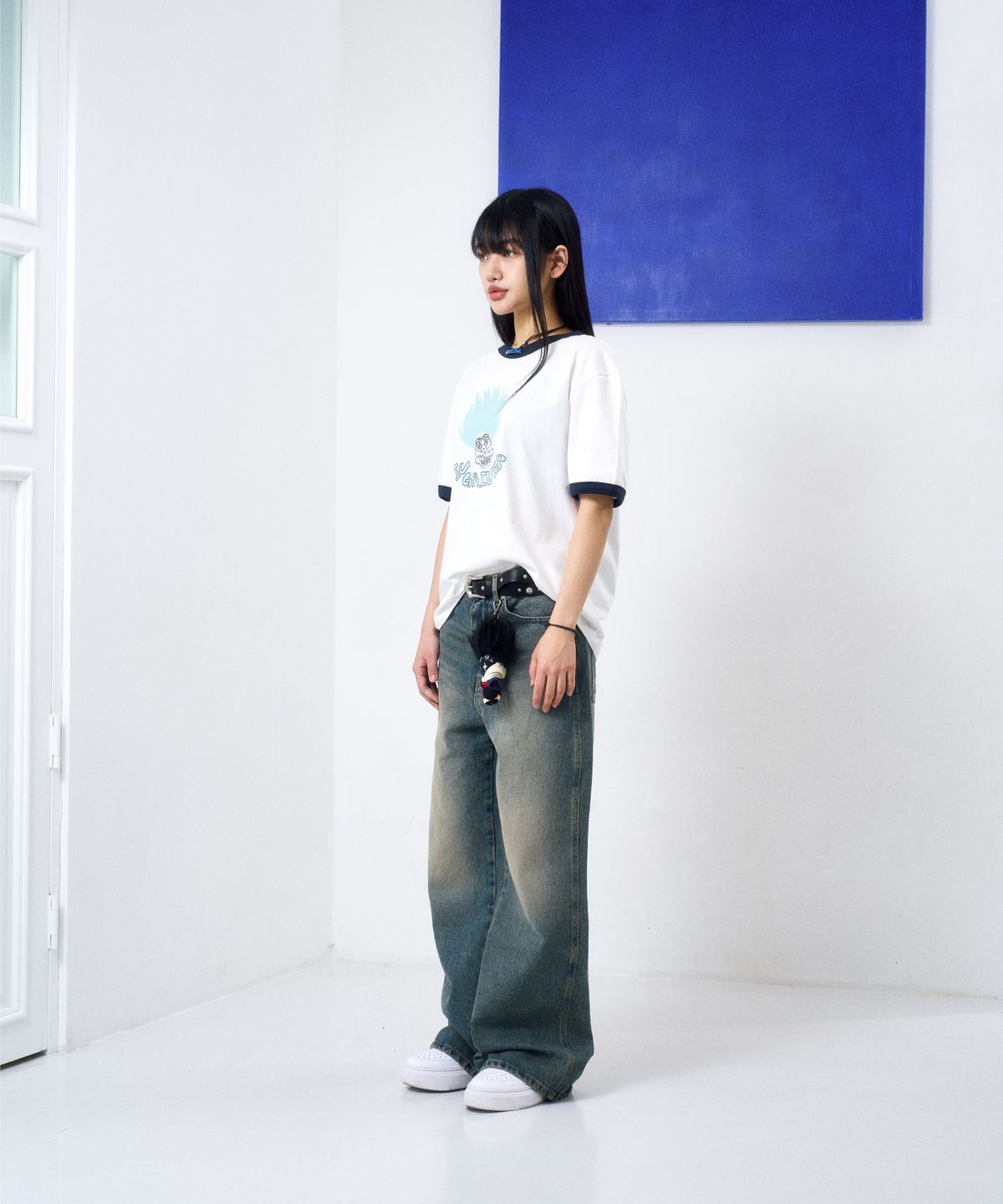 이우가마카라스(IUGAMAKARAS) KIDZ Ringer Top (Mint)