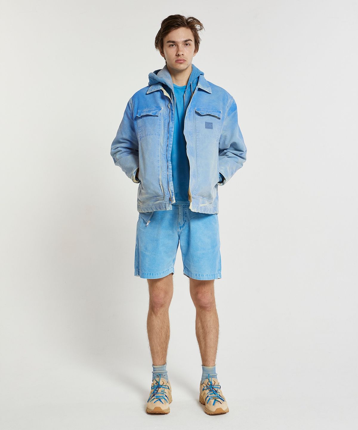 낫소노멀(NOT SO NORMAL) (M) 워크 쇼츠 세룰리안 WORK SHORTS CERULEAN