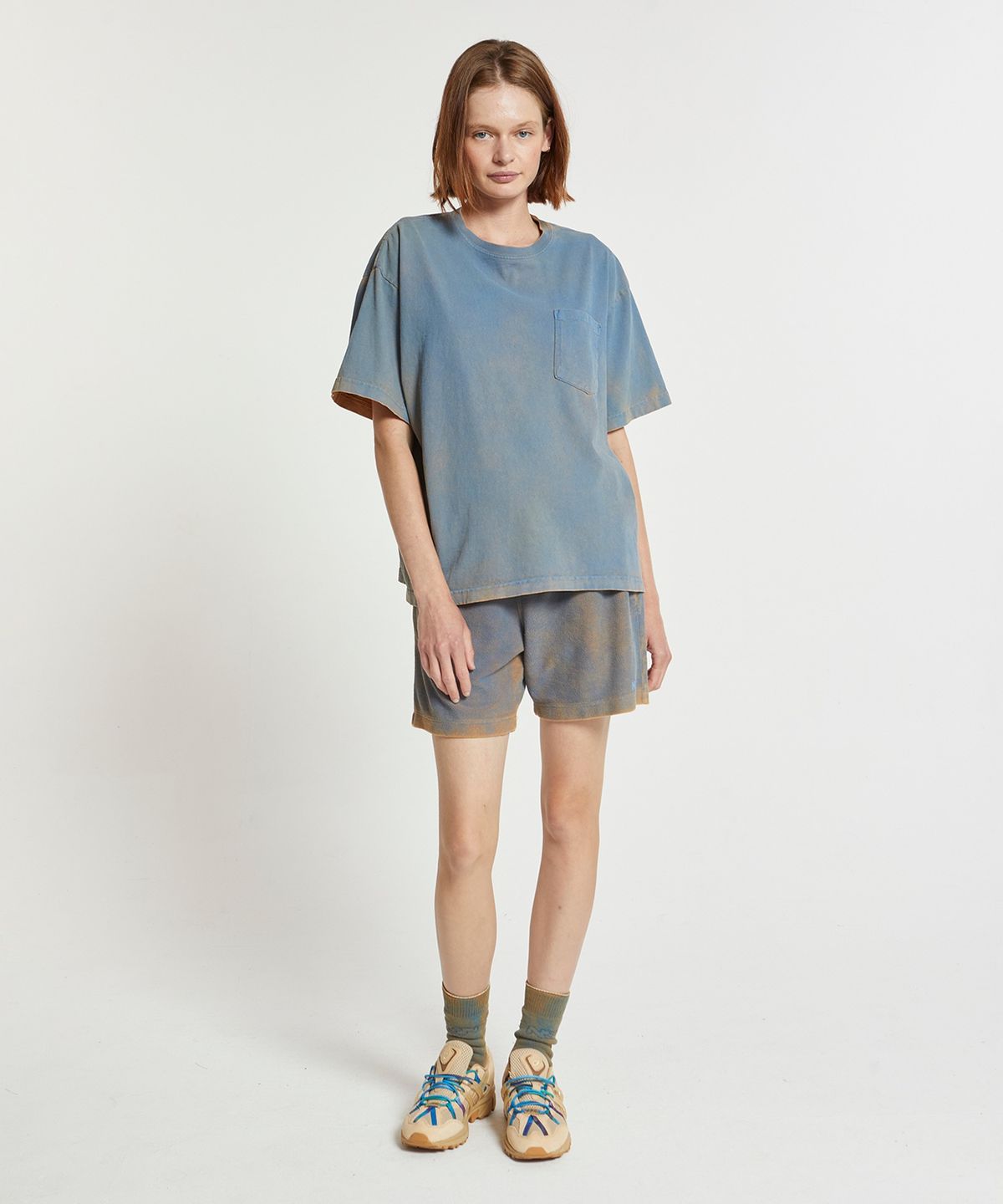 낫소노멀(NOT SO NORMAL) (U) 리버스 스웨트쇼츠 데저트 REVERSED SWEATSHORT DESERT