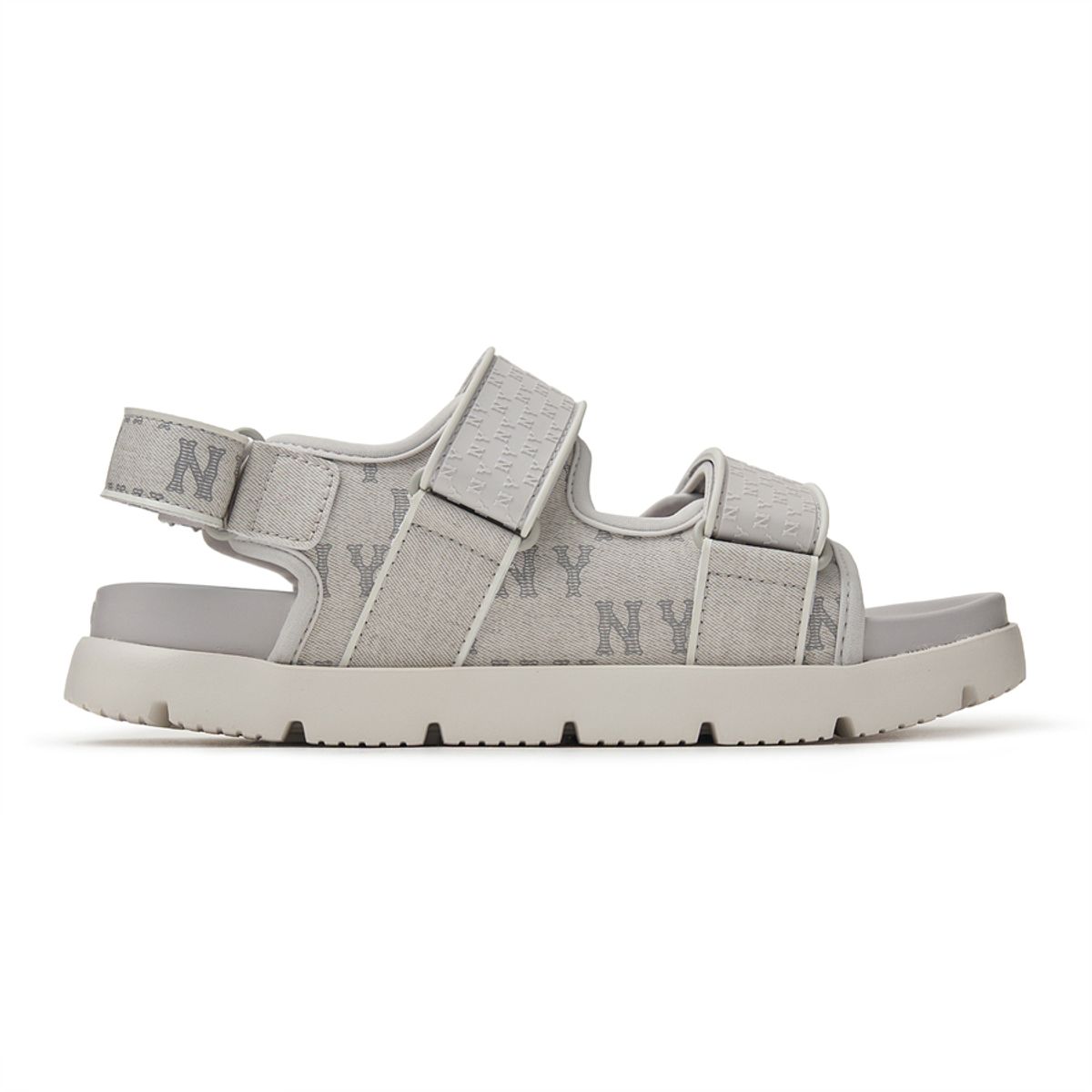 엠엘비(MLB) 라이너 샌들 데님 모노그램 NY (Grey)