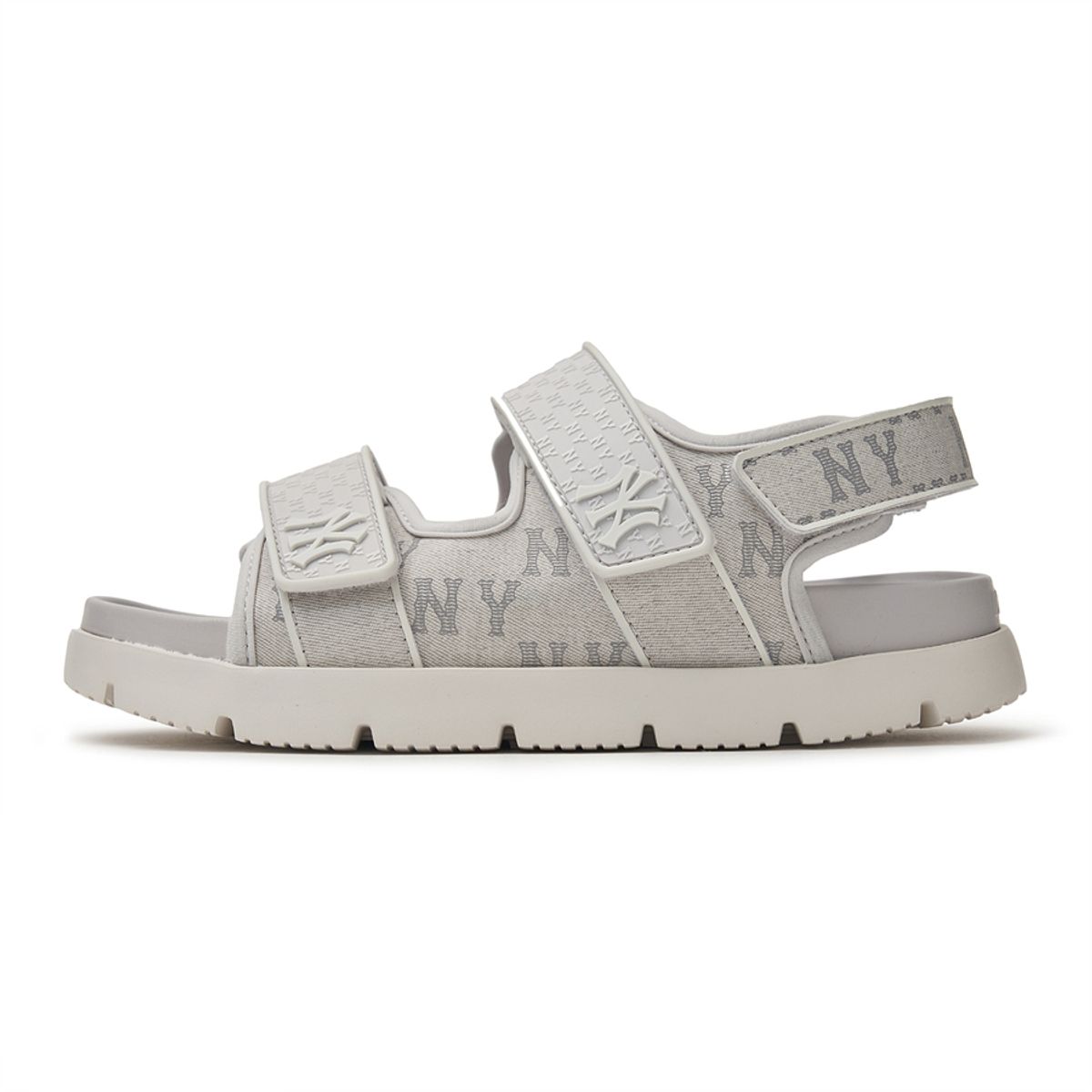 엠엘비(MLB) 라이너 샌들 데님 모노그램 NY (Grey)