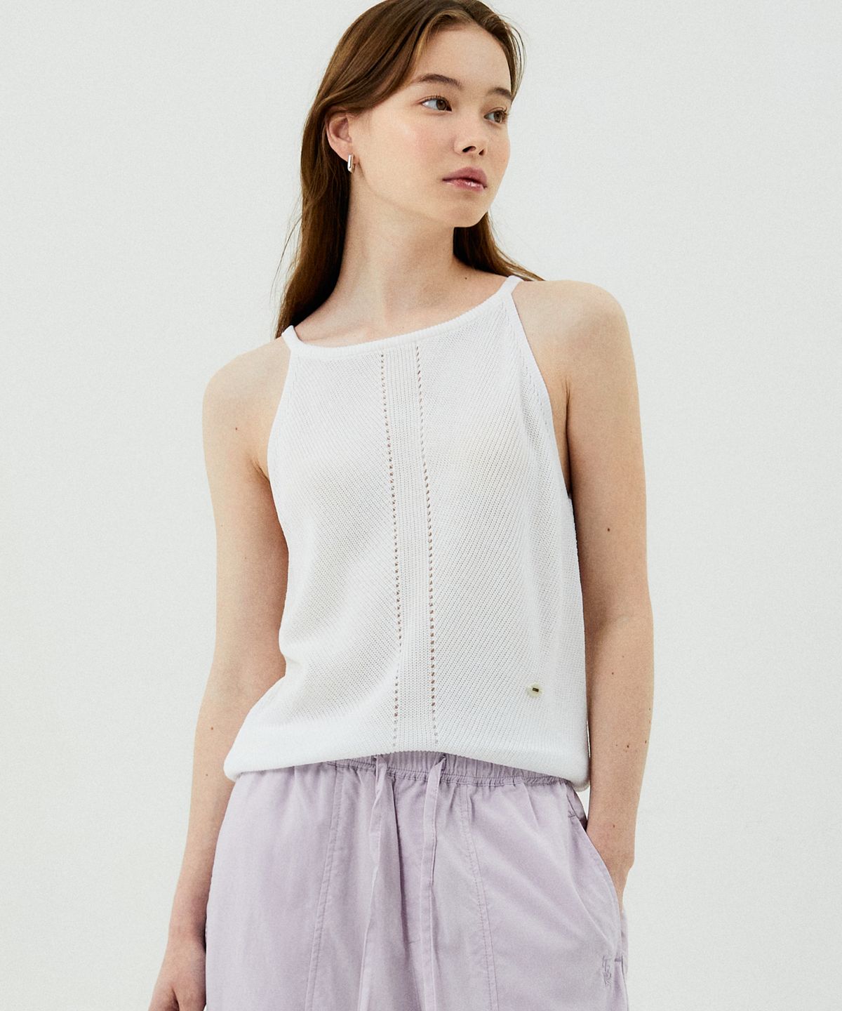 잇터(ITER) Sleeveless knit top_Ivory