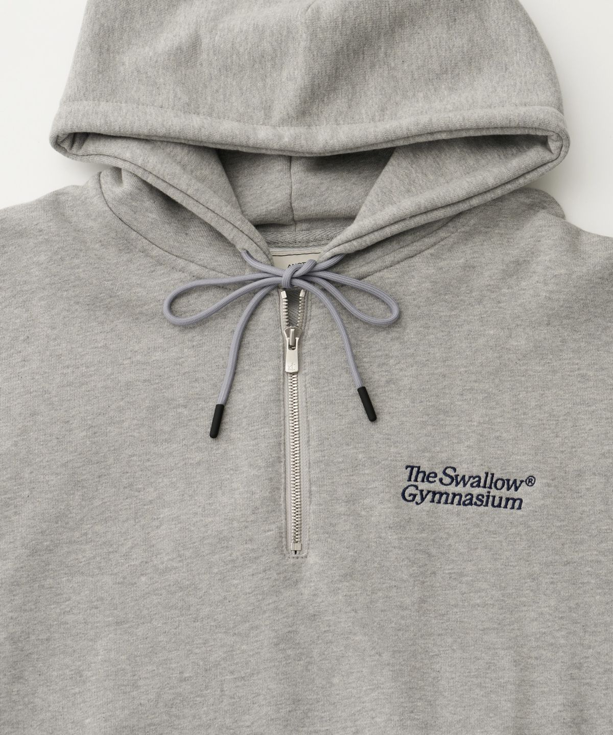 어나더오피스 우먼(ANOTHER OFFICE WOMEN) Women Gymnasium Half Zip-up Hoodie (Heather Gray)