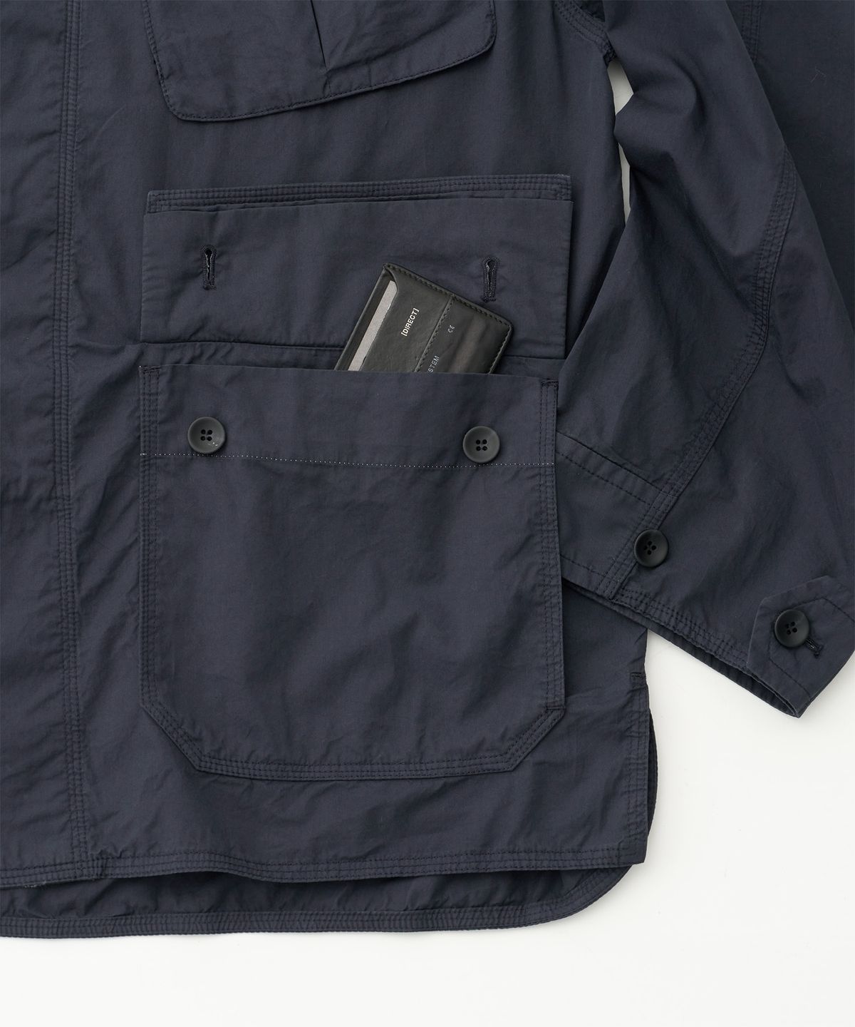 어나더오피스 우먼(ANOTHER OFFICE WOMEN) Women Fatigue Garment Jacket (Indigo)