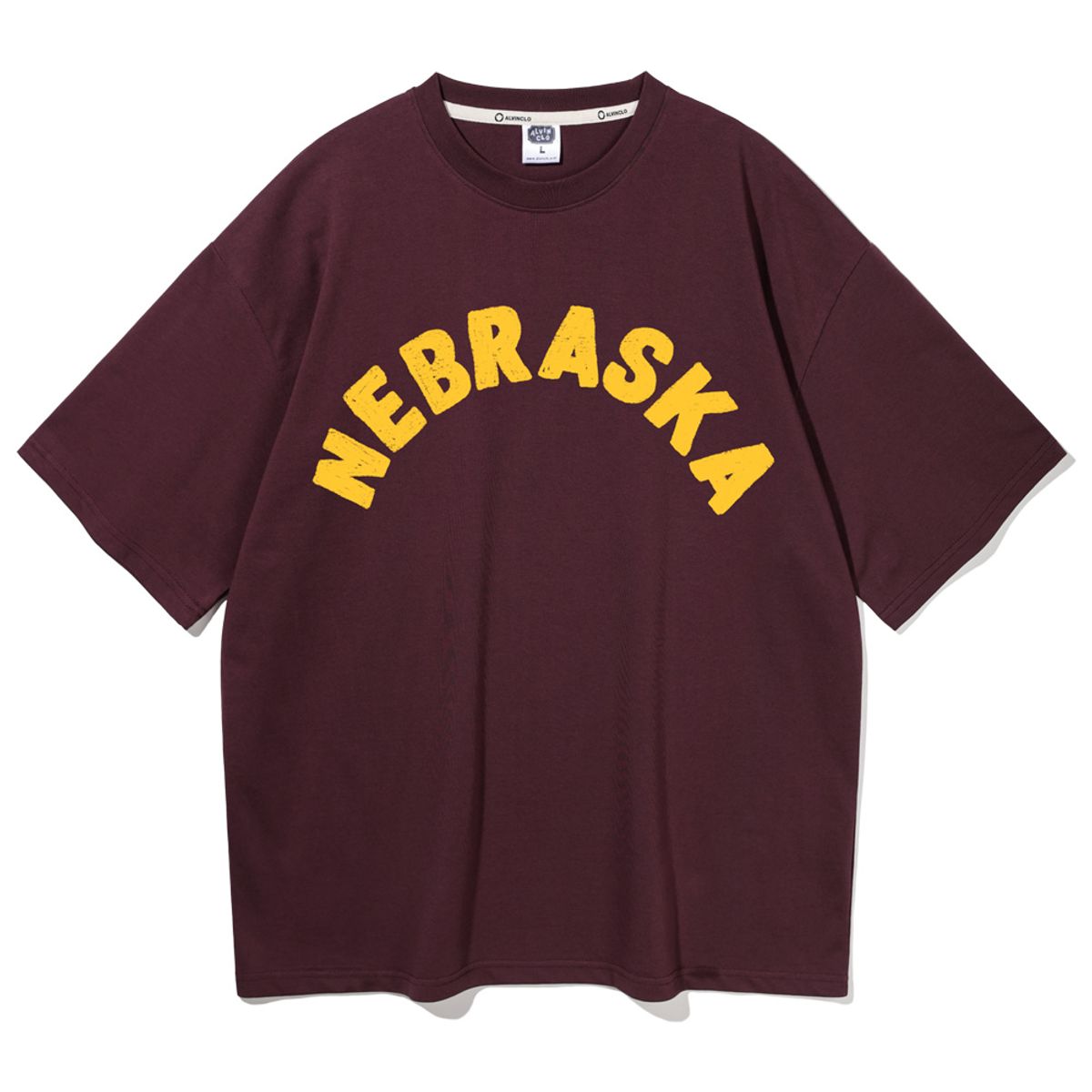 앨빈클로(ALVINCLO) NEBRASKA 오버핏 반팔티 AST4528 (6 COLOR)