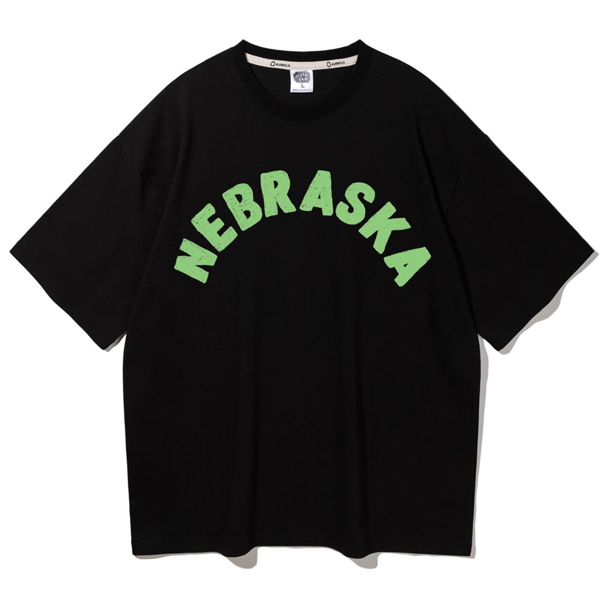 앨빈클로(ALVINCLO) NEBRASKA 오버핏 반팔티 AST4528 (6 COLOR)