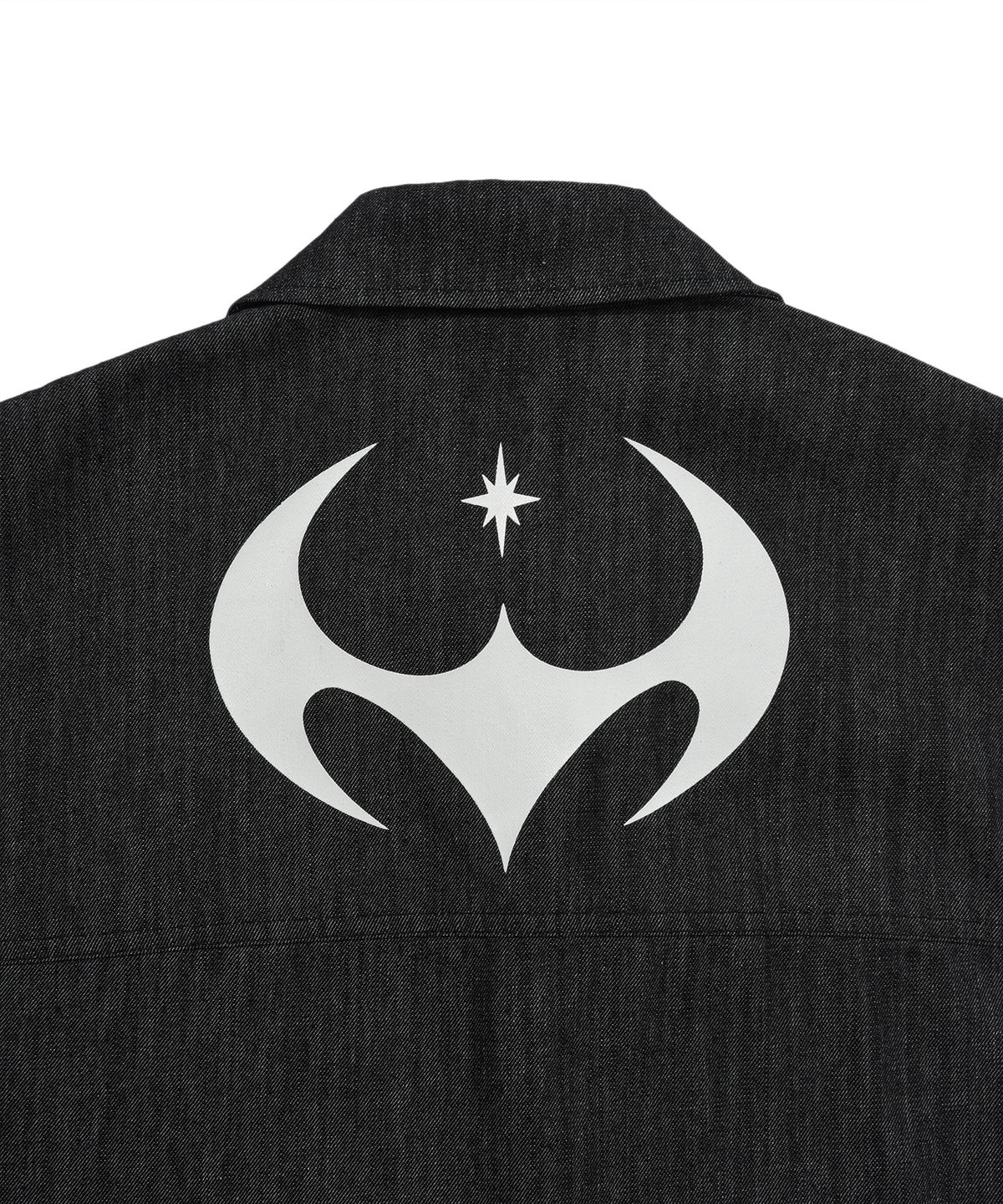 비전스트릿웨어(VISION STREETWEAR) VSW Evil Denim Woven Shirt Black