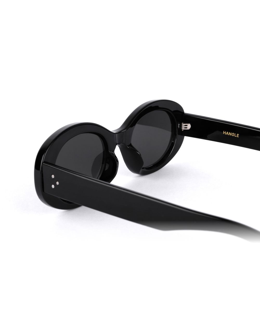 MUSINSA | HANGLE EYEWEAR Korean Sunglasses New Oval Black