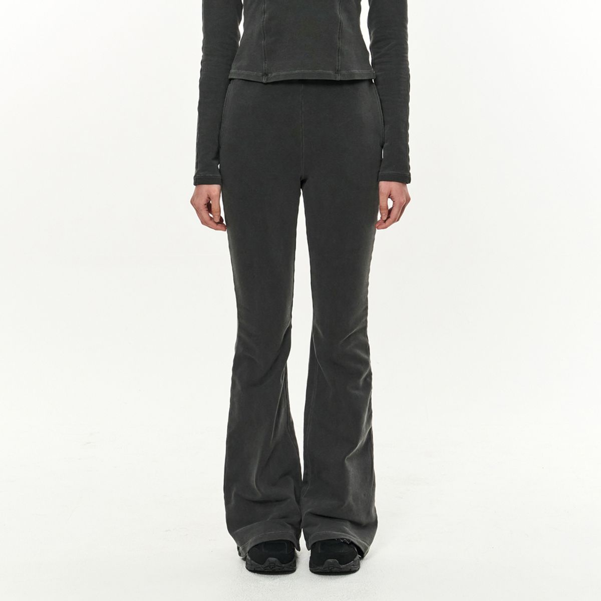 킴지수(KIMZISU) Patch Slim Lounge Pants _ Dark Grey