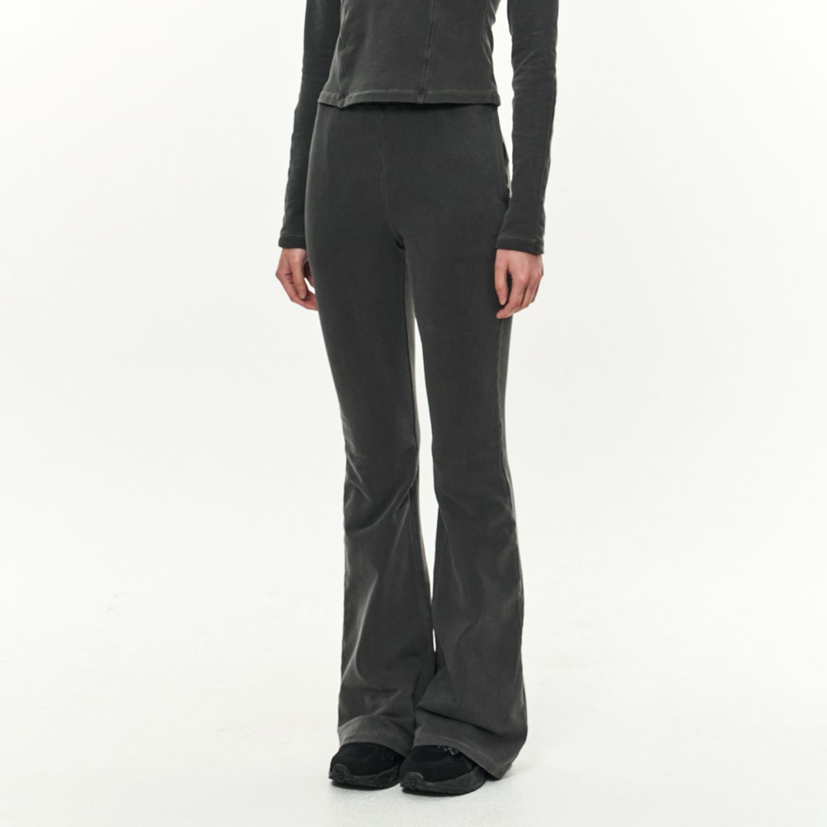 킴지수(KIMZISU) Patch Slim Lounge Pants _ Dark Grey