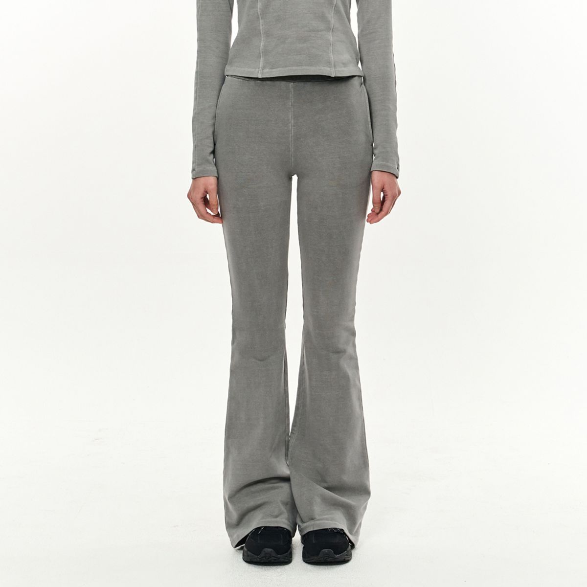 킴지수(KIMZISU) Patch Slim Lounge Pants _ Light Grey