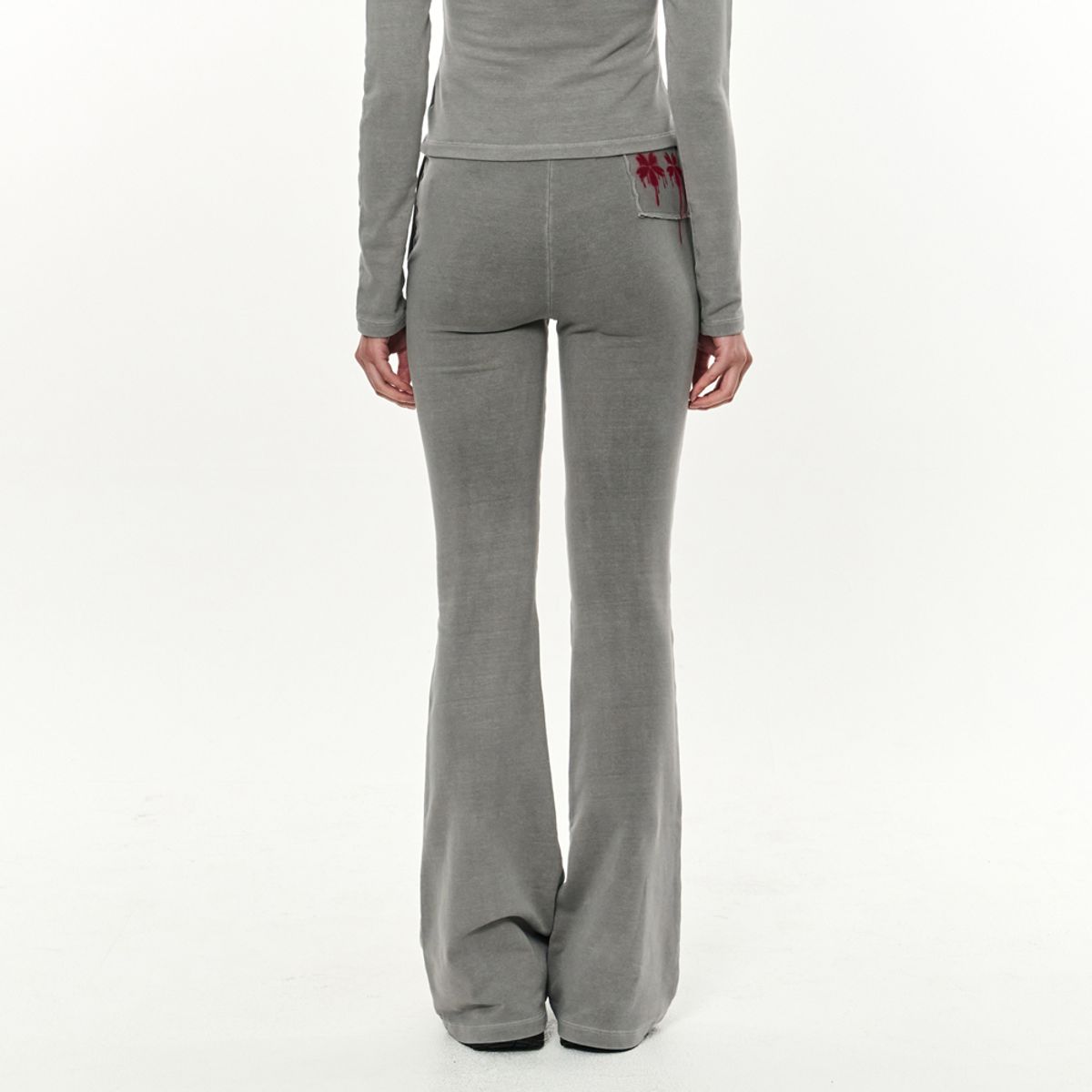 킴지수(KIMZISU) Patch Slim Lounge Pants _ Light Grey