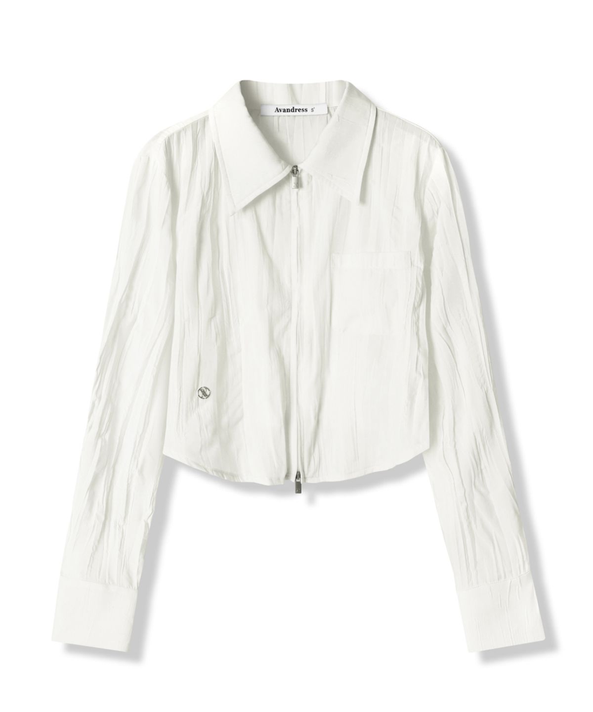 어반드레스(AVANDRESS) Femi Pleats Shirts Zip-up - 3COL