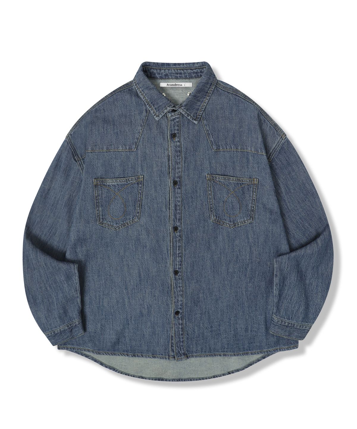 어반드레스(AVANDRESS) Western Denim Shirt - 2COL