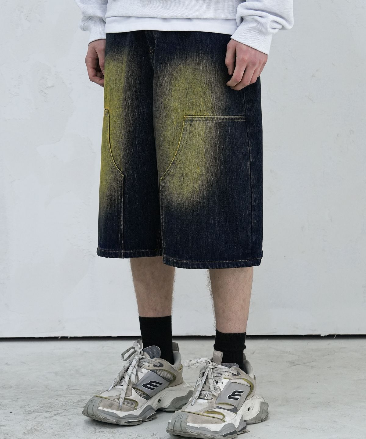 어반드레스(AVANDRESS) Carpenter Denim Shorts - 3COL