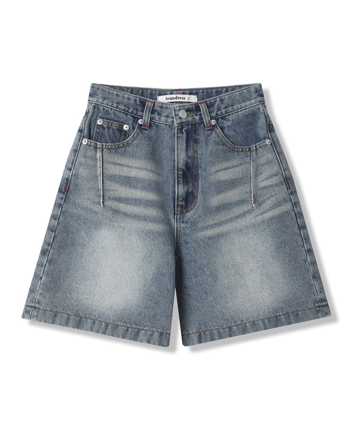 [AVANDRESS] ★24SS★Lovely Stitch Denim Shorts MUSINSA | AVANDRESS Lovely Stitch Denim Shorts - 3COL