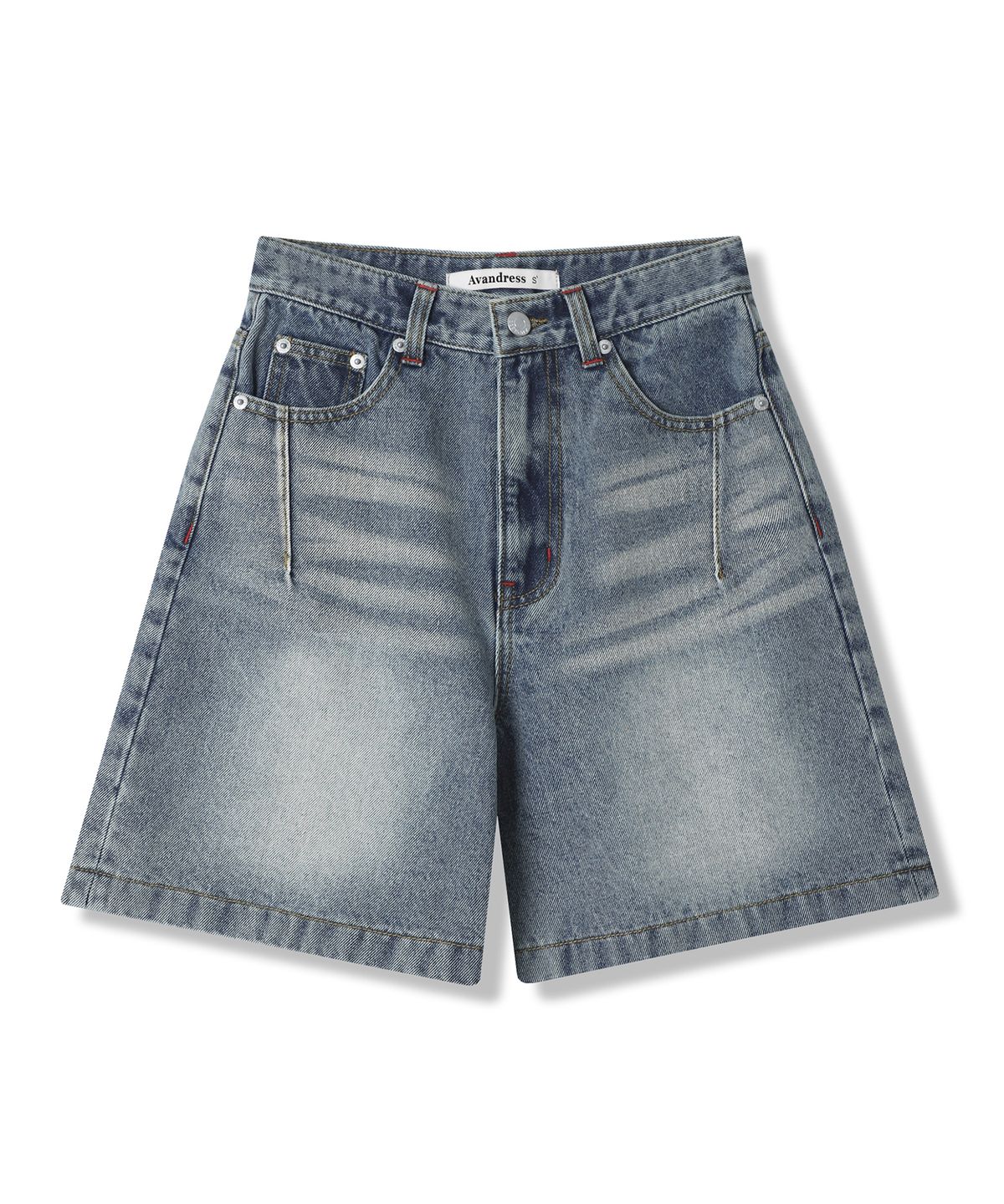 어반드레스(AVANDRESS) Lovely Stitch Denim Shorts - 3COL