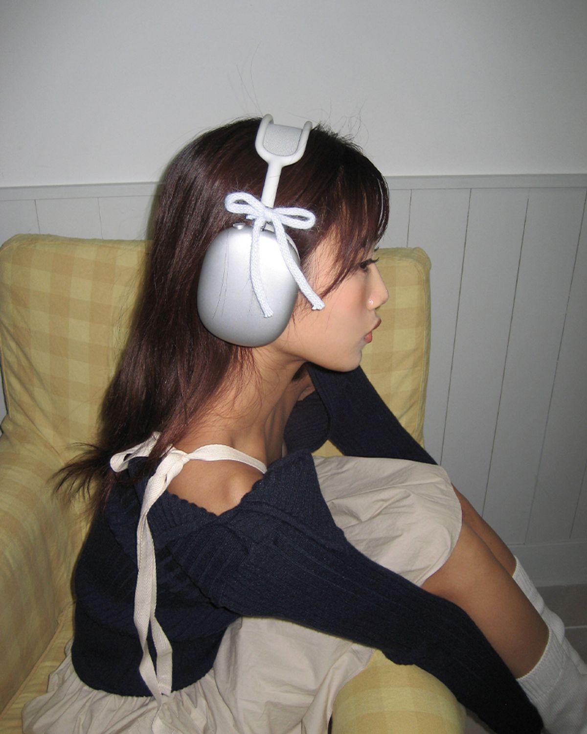 잇더즌매터(IT DOESN'T MATTER) [2 pack] Angora ribbon hair pin (Sky blue)
