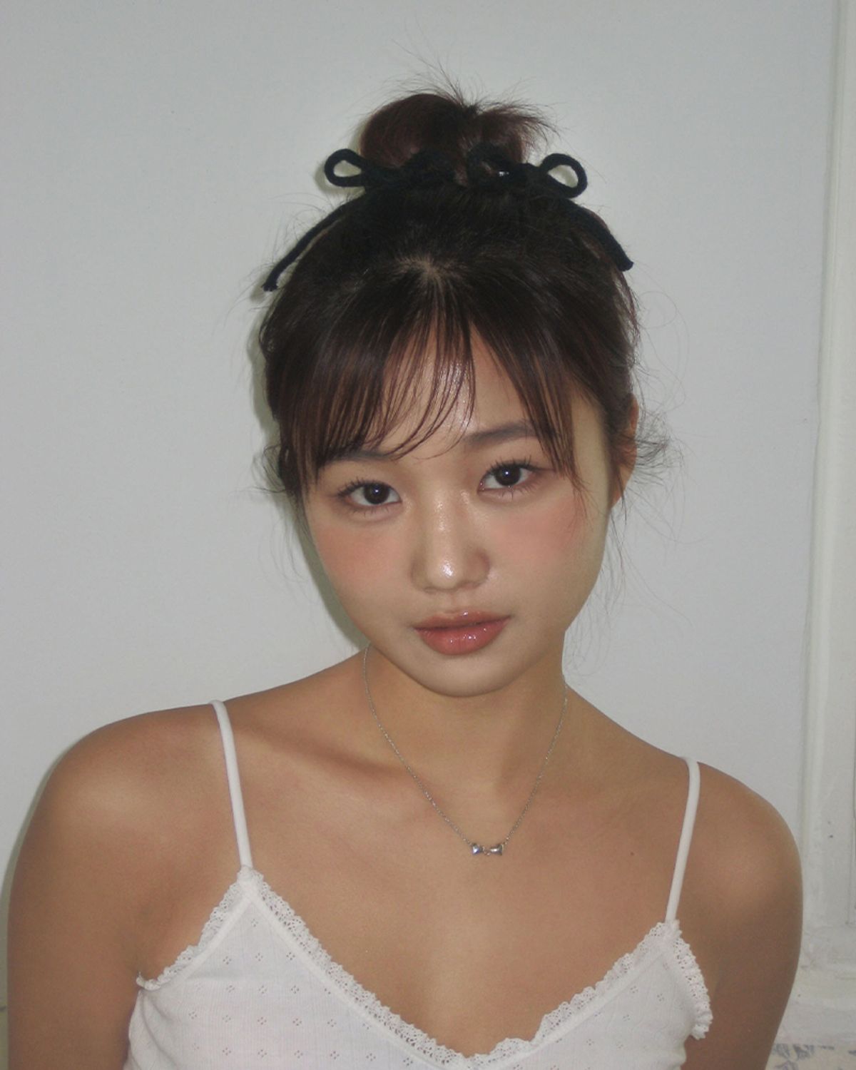 잇더즌매터(IT DOESN'T MATTER) [2 pack] Angora ribbon hair pin (Black)