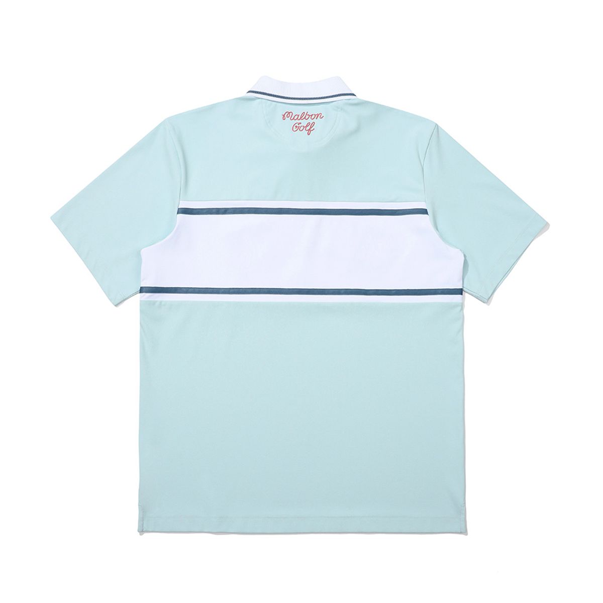말본 골프(MALBON GOLF) 말본 스크립트 블럭 티셔츠 SKY BLUE