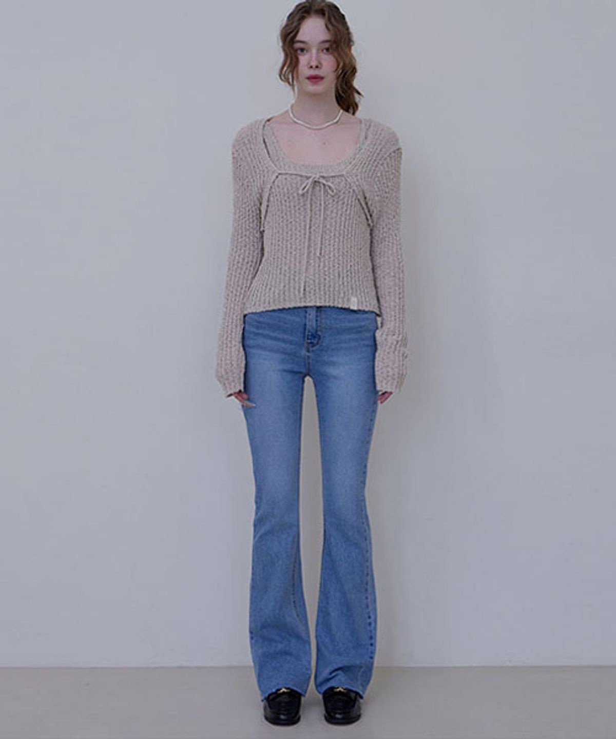 헤인트(HAINT) KATE LONG BOOTCUT DENIM