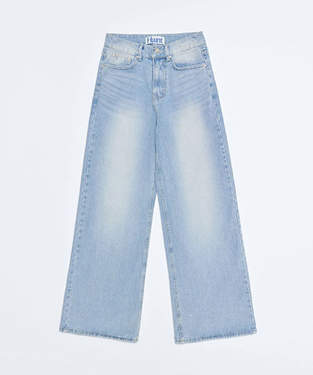 헤인트(HAINT) ERIN BRUSHED LONG WIDE DENIM PANTS