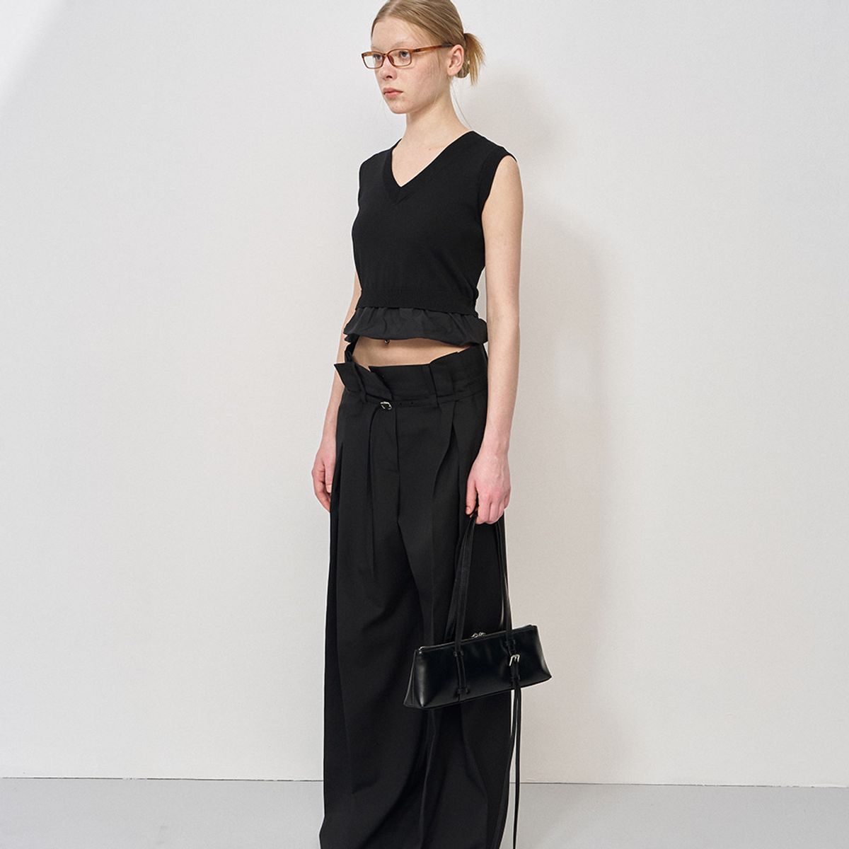 엘씨디씨티엠(LCDC™) VOLUME HEM KNIT TOP