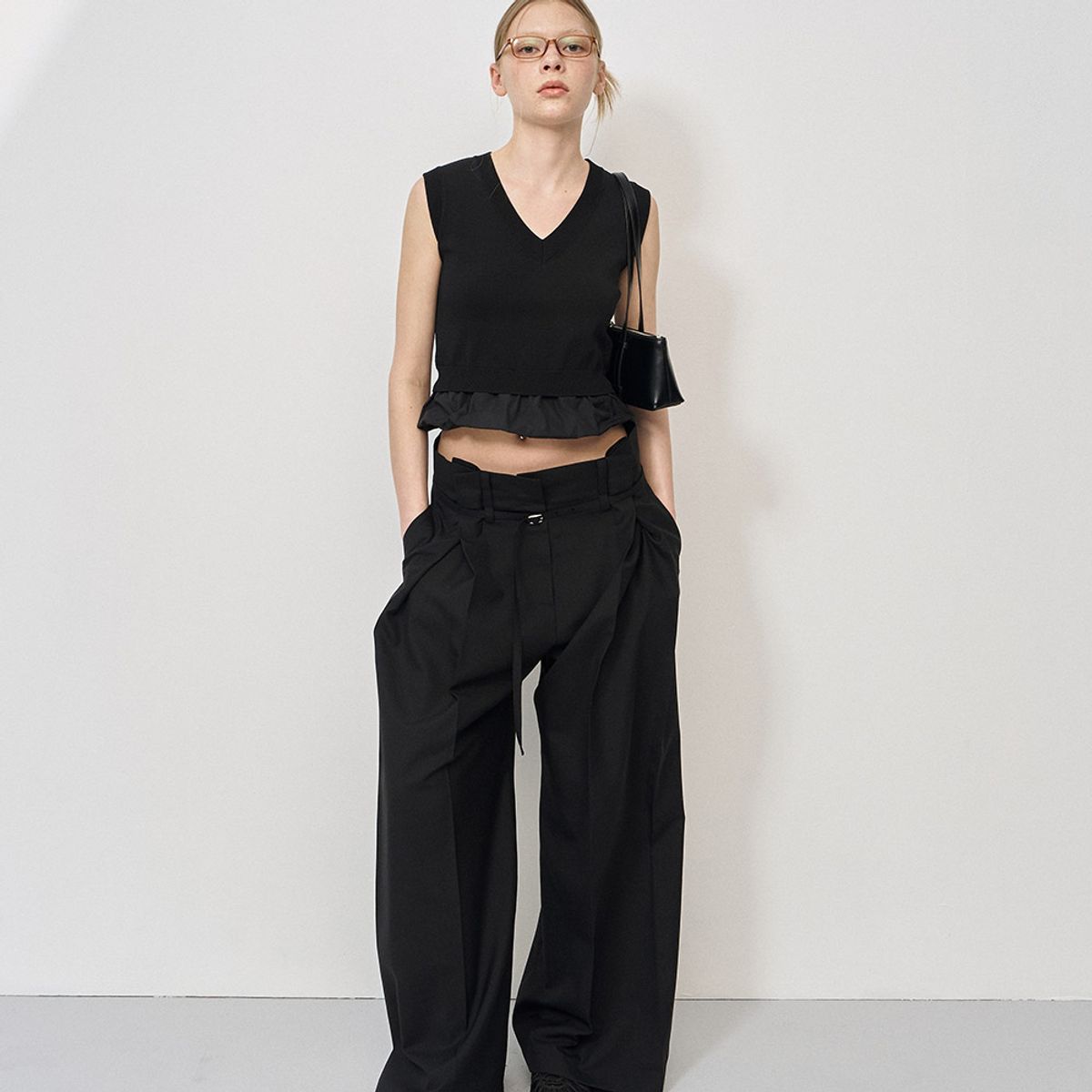 엘씨디씨티엠(LCDC™) VOLUME HEM KNIT TOP