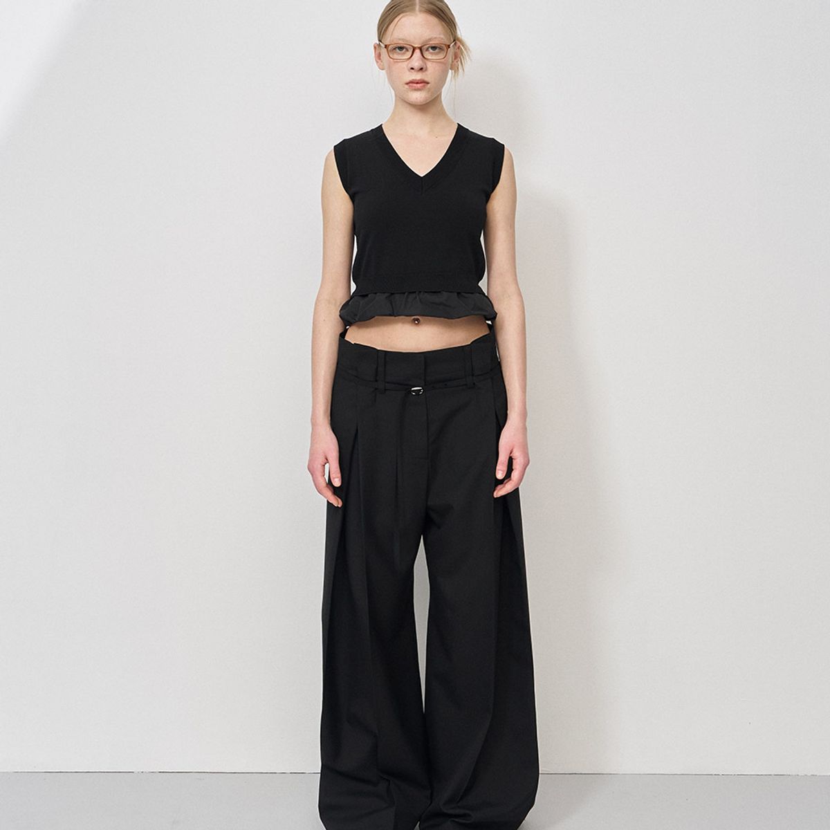 엘씨디씨티엠(LCDC™) VOLUME HEM KNIT TOP