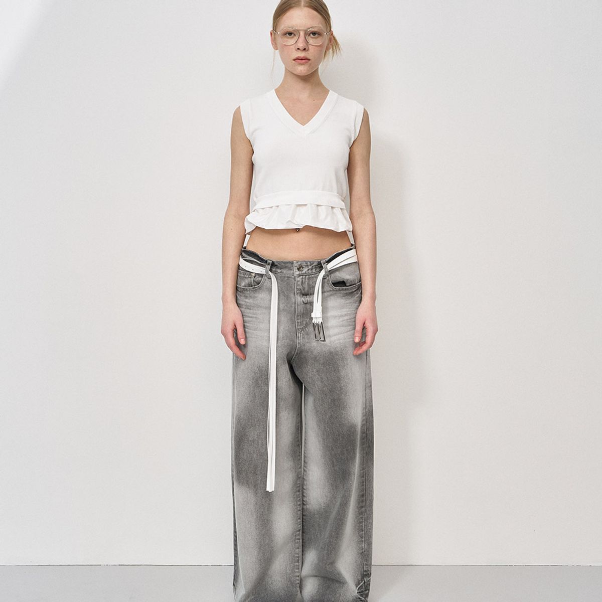 엘씨디씨티엠(LCDC™) VOLUME HEM KNIT TOP