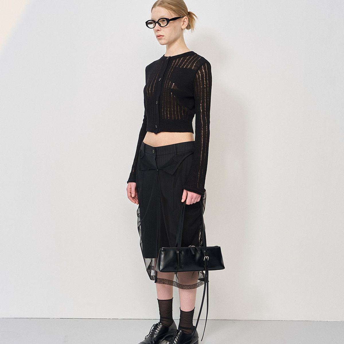 엘씨디씨티엠(LCDC™) MESH LAYERED SKIRT