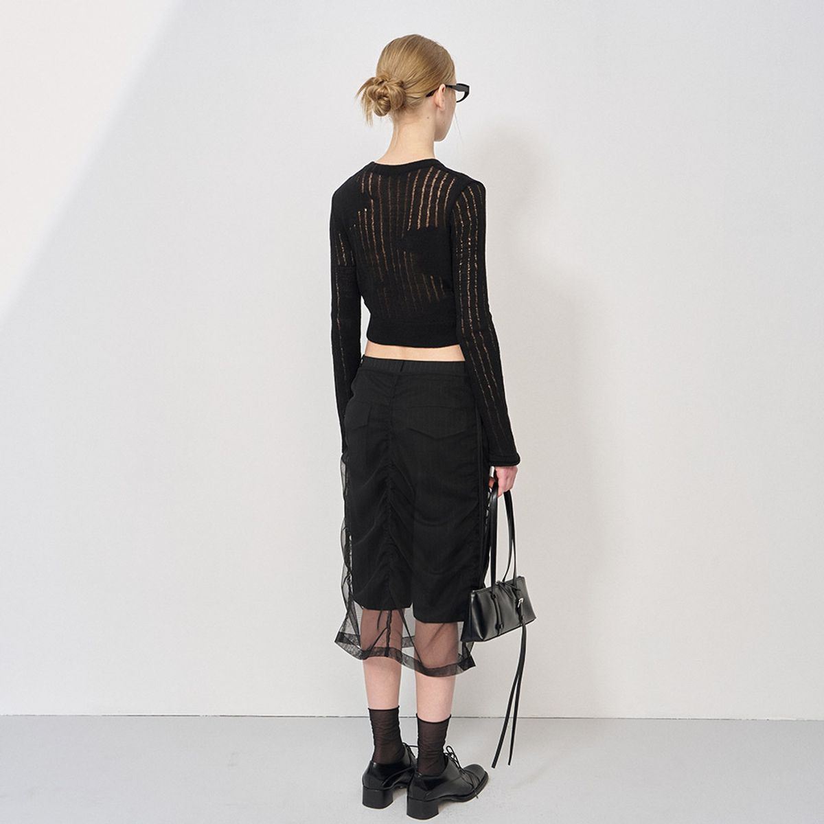 엘씨디씨티엠(LCDC™) MESH LAYERED SKIRT
