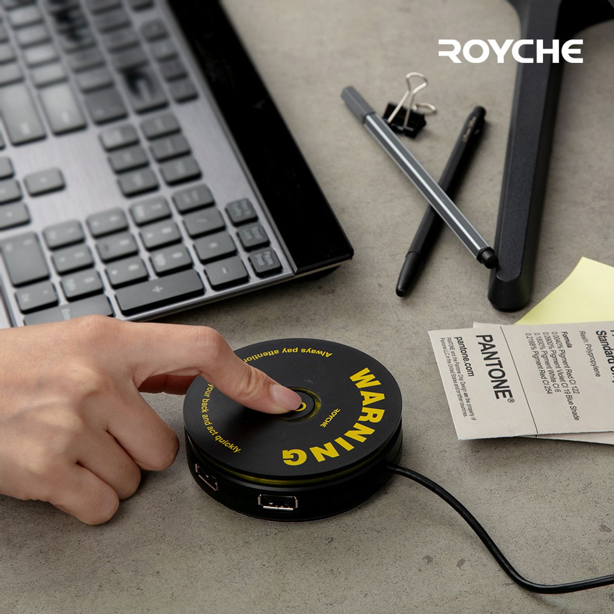 로이체(ROYCHE) 원터치 PC 순간 잠금 보안 버튼 RUS-200