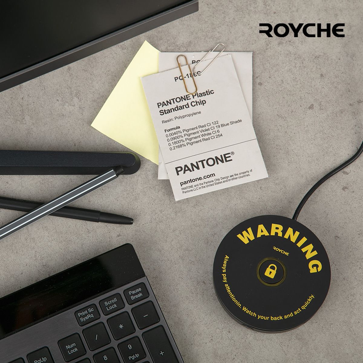 로이체(ROYCHE) 원터치 PC 순간 잠금 보안 버튼 RUS-200