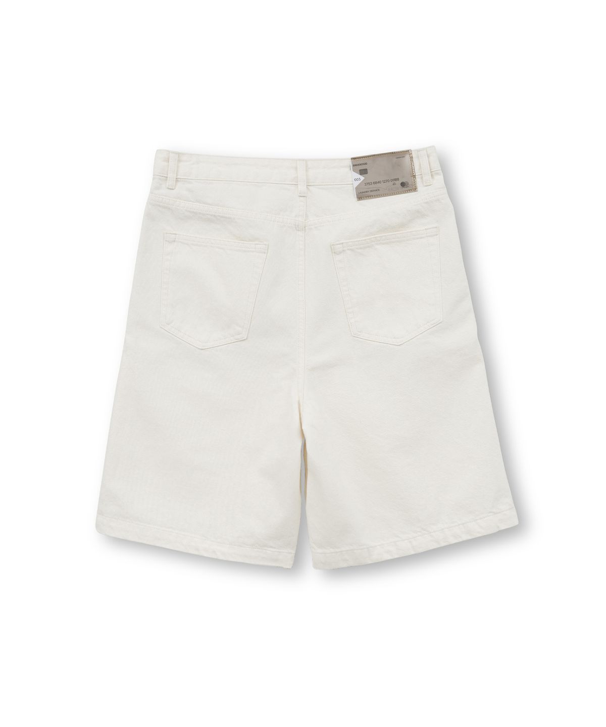 브라운야드(BROWNYARD) 24SS 데님 쇼츠, 에크루