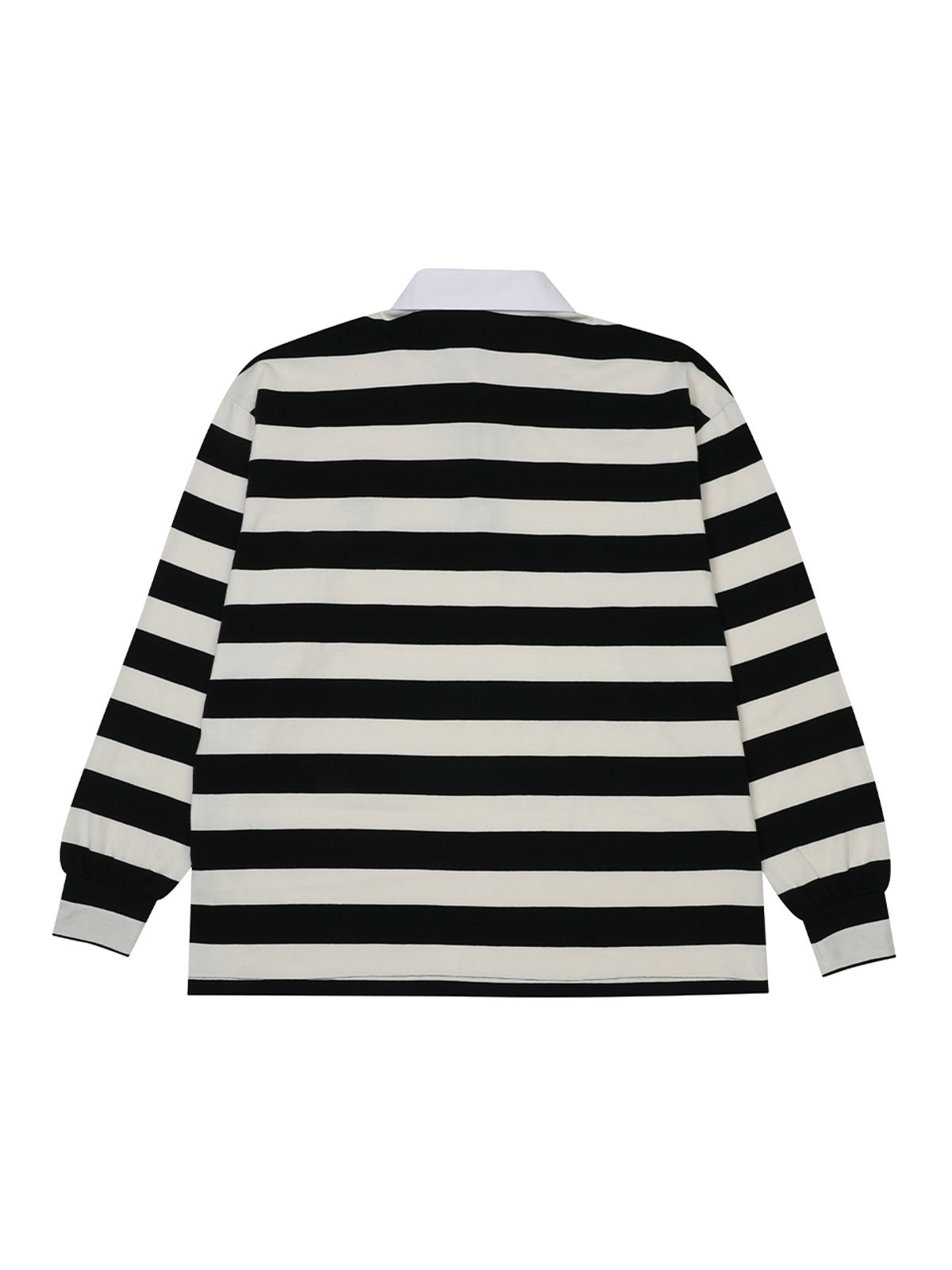 와이이이엘(YEEL) SPECIAL LOGO LONG SLEEVE POLO TOP IVORY