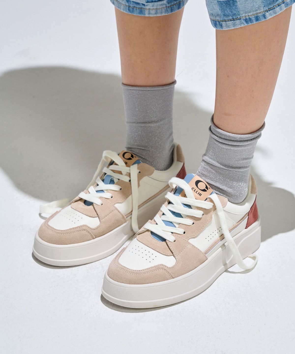 클립(CLLIB) ORBIT VINTAGE 스탠딩 스니커즈 4.3CM-CL0301 (4color)