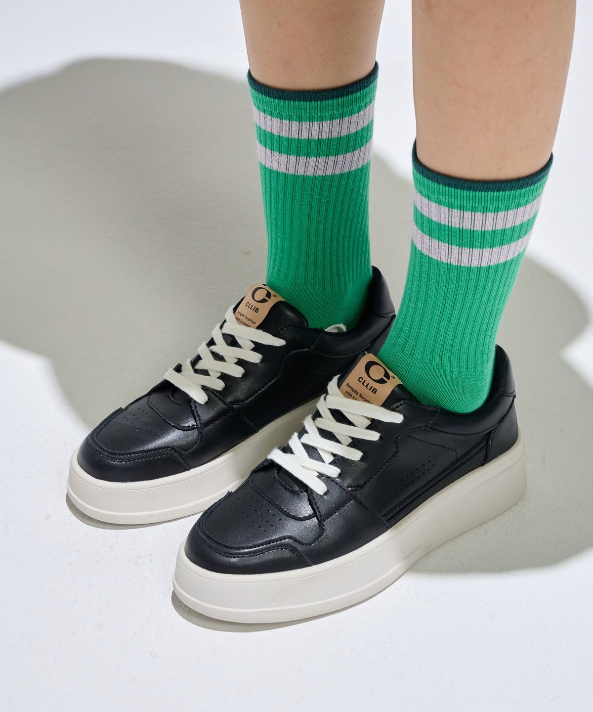 클립(CLLIB) ORBIT VINTAGE 스탠딩 스니커즈 4.3CM-CL0301 (4color)